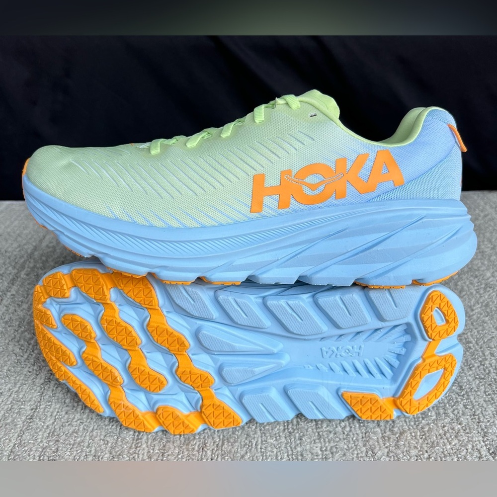 Hoka One One Rincon 3 Women's Running Shoes Green Size 10 1119396 BSSNG NEW